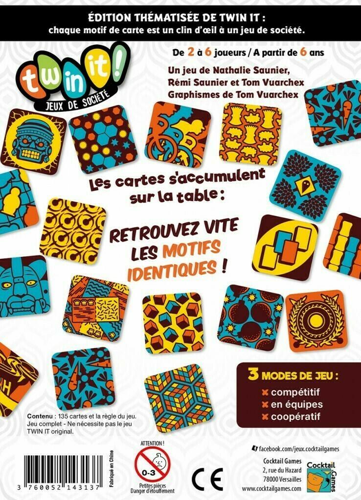 Twin It ! Édition Spéciale Jeux de Société Back