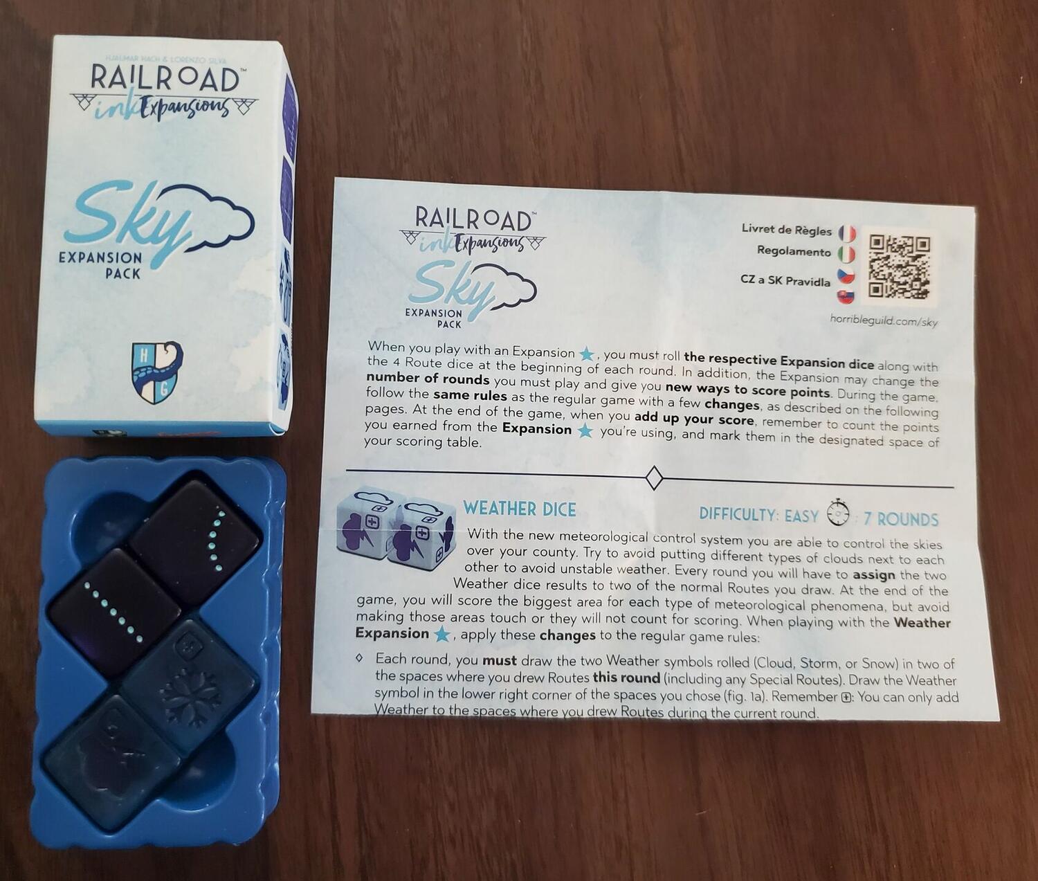 Railroad Ink: Sky Eclate