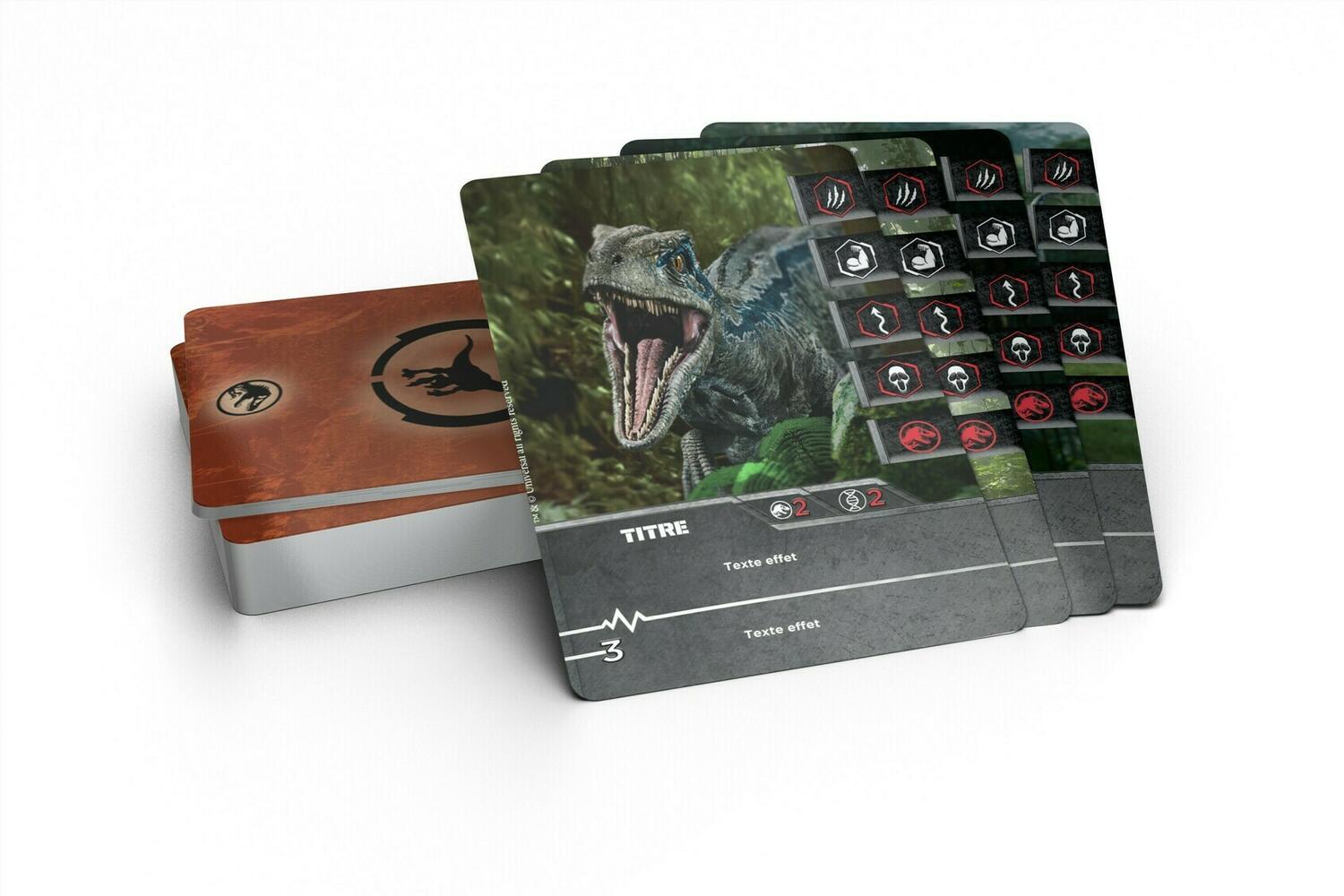 Jurassic World: Miniature Game Cartes