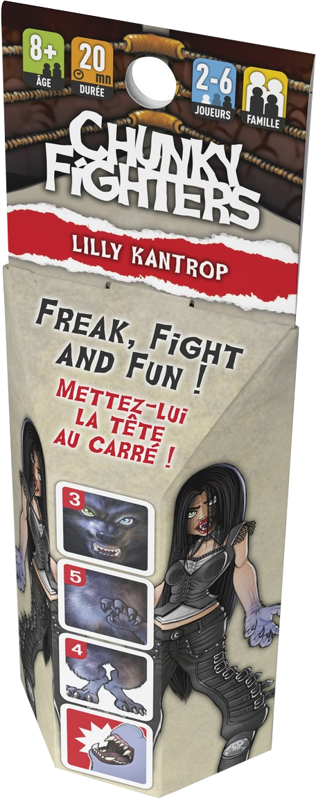 Chunky Fighters: Lilly Kantrop Cover Transparent