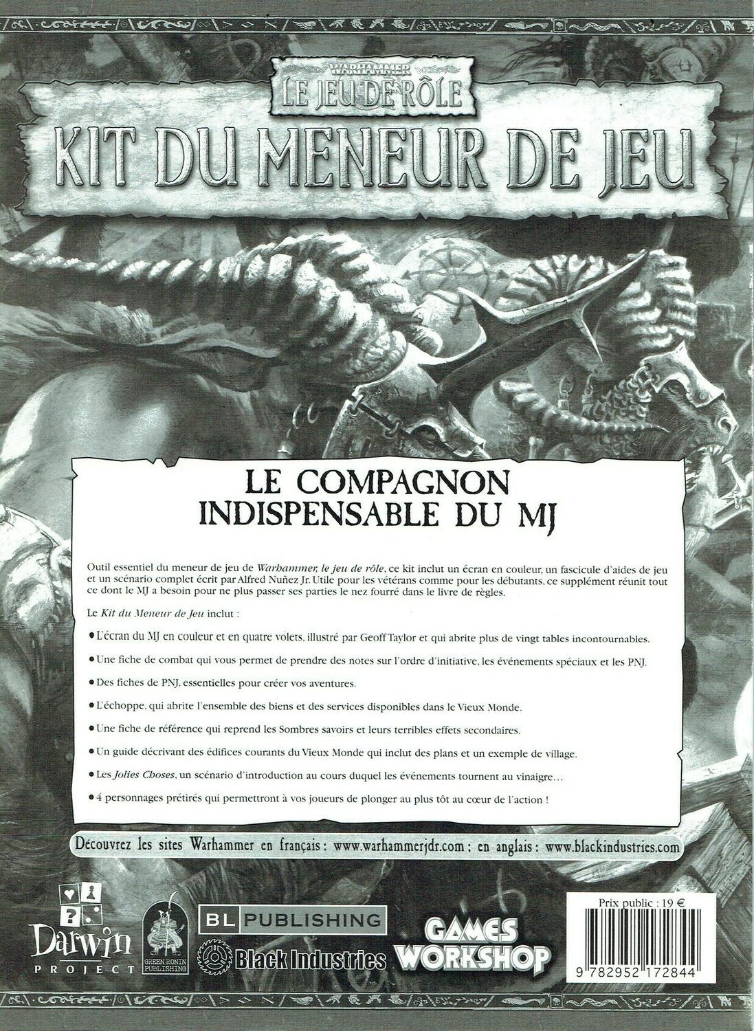 Warhammer: Le Jeu de Rôle - Kit du Meneur de Jeu Page