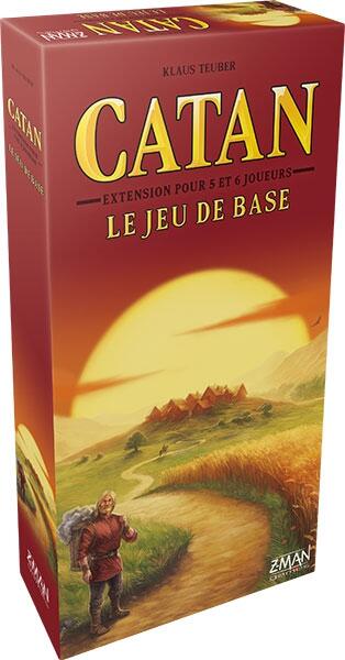 Catan: Le Jeu de Base - 5 et 6 Joueurs 2017 Cover 3d