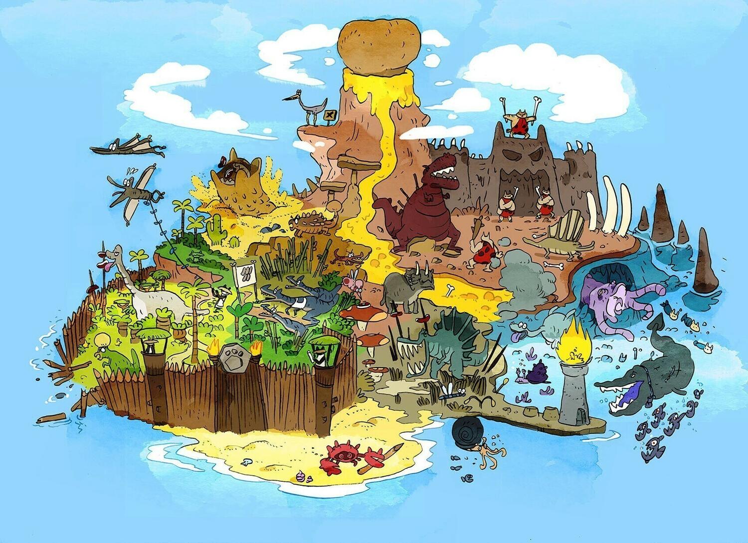 Jurassic Cats Artwork