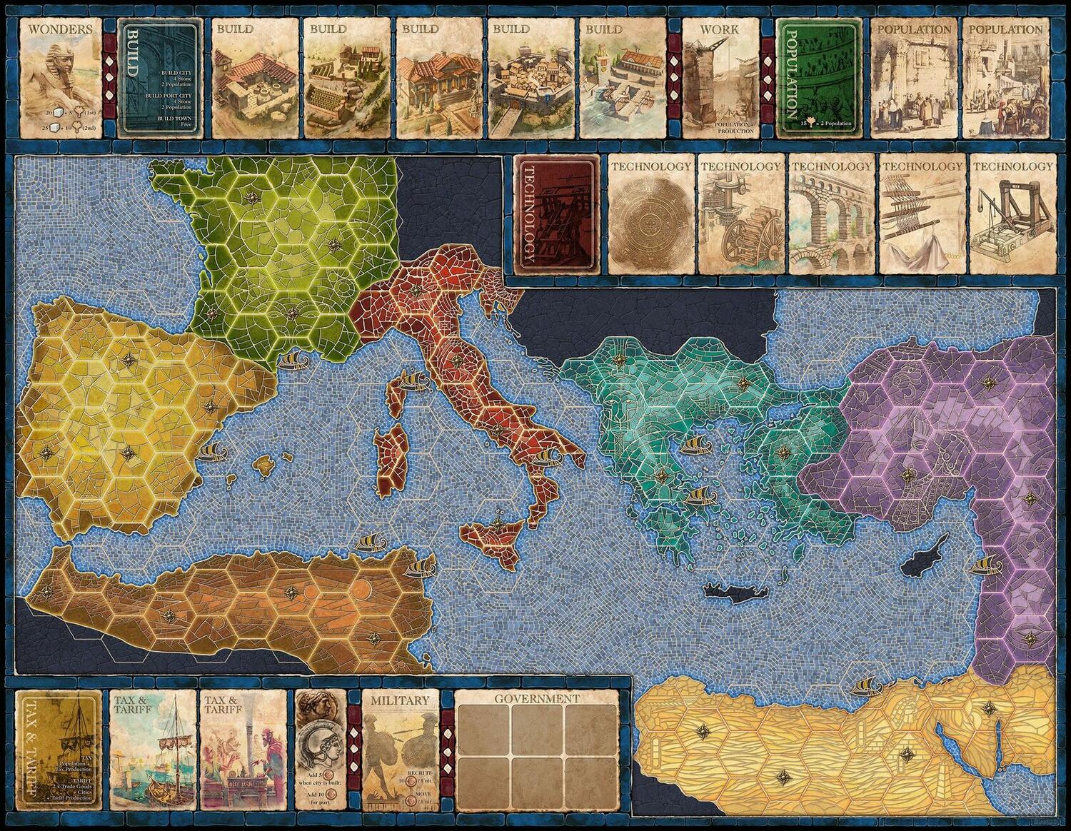 Mosaic: Chroniques d'une Civilisation Plateau