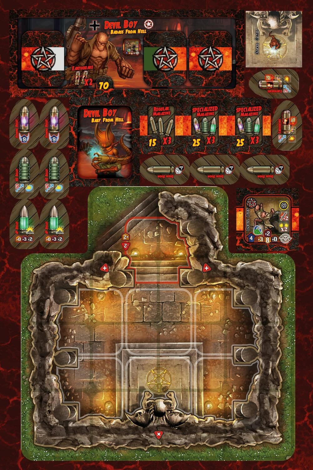 Shadows over Normandie: Devil Boy Tuiles