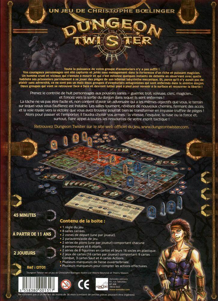 Dungeon Twister 2004 Back