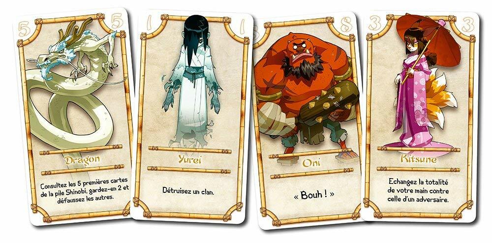 Shinobi WAT-AAH ! Cartes