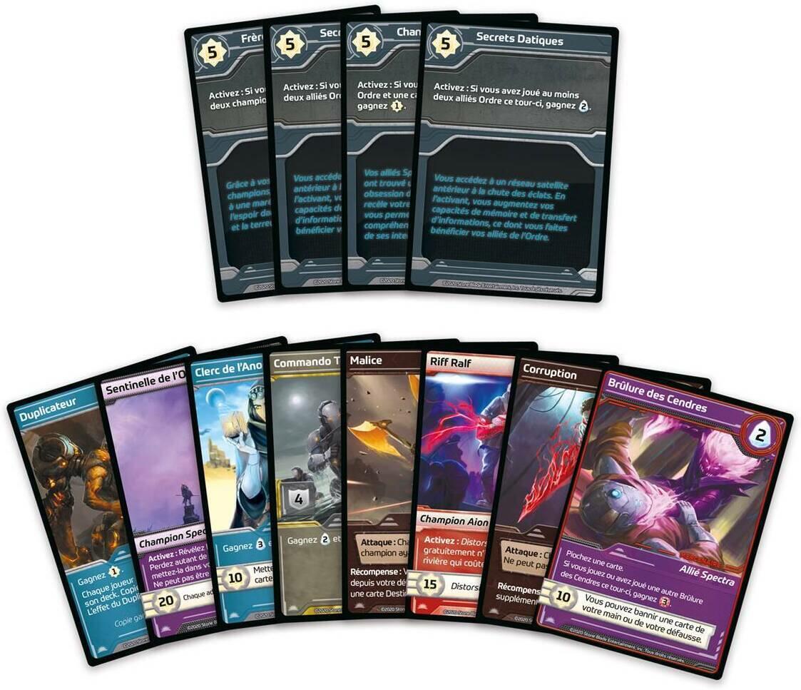 Shards of Infinity: Au Delà de l'Horizon Cartes