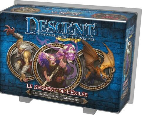 Descent: Voyages Dans les Ténèbres (Seconde Édition) - Le Serment de l’Exilée Cover 3d