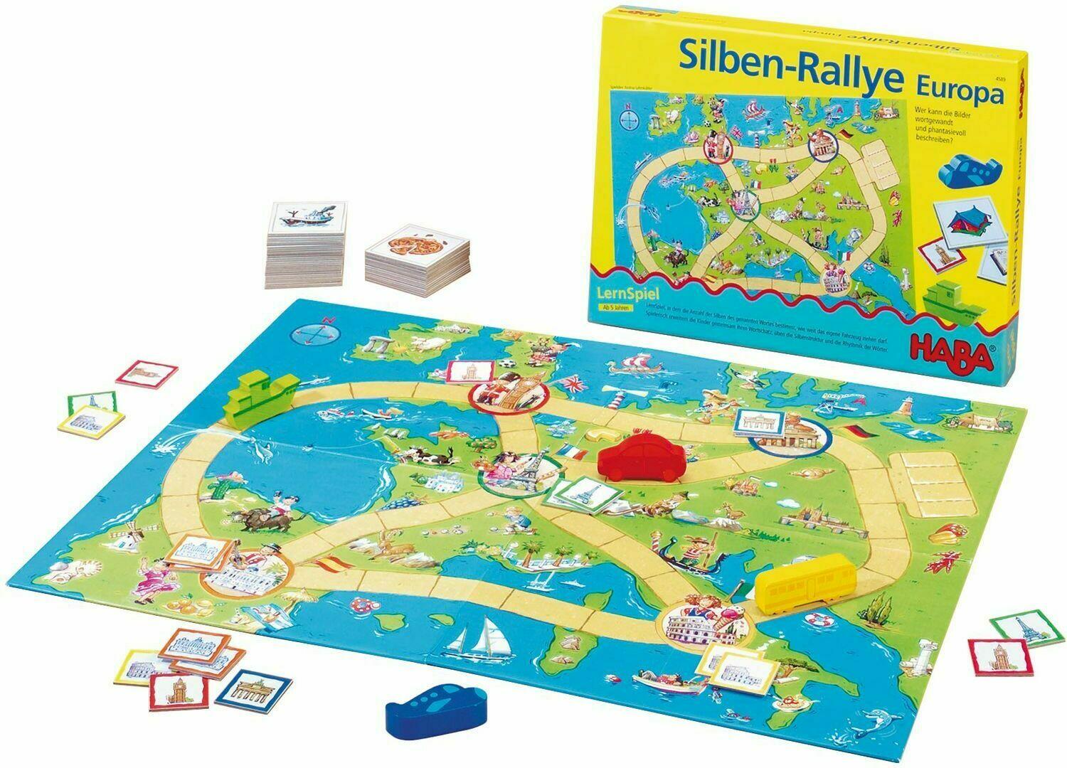 Silben-Rallye: Europa Eclate