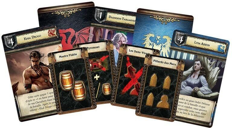 Le Trône de Fer: Le Jeu de Plateau - Mère des Dragons Cartes