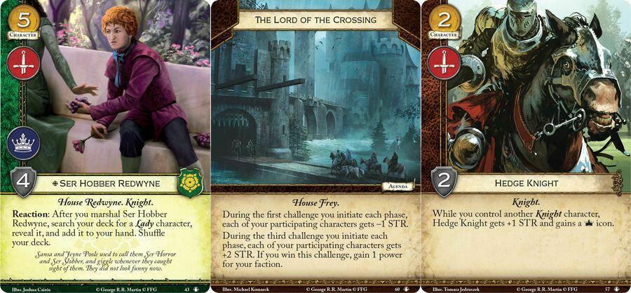 Le Trône de Fer: Le Jeu de Cartes - La Paix du Roi Cartes