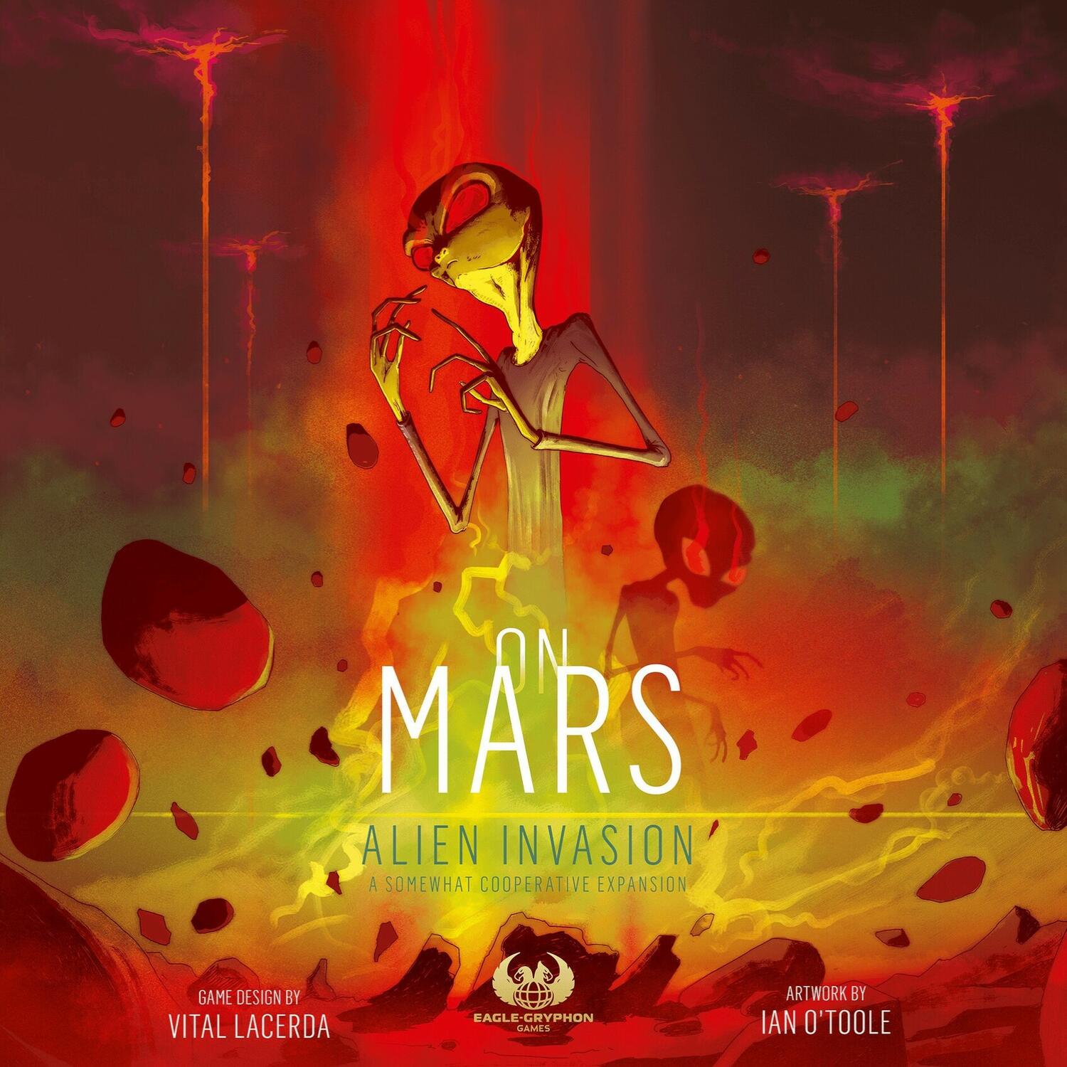 On Mars: Alien Invasion Cover