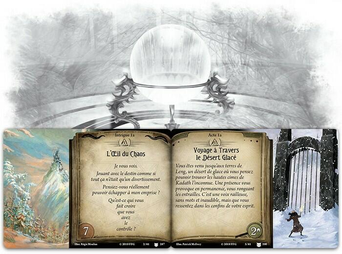 Horreur à Arkham: Le Jeu de Cartes - La Demeure des Dieux Artwork