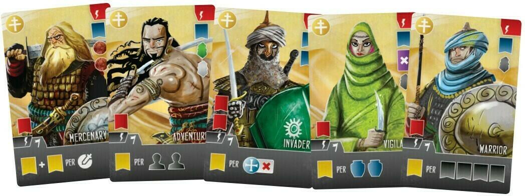 Paladins du Royaume de l'Ouest Cartes