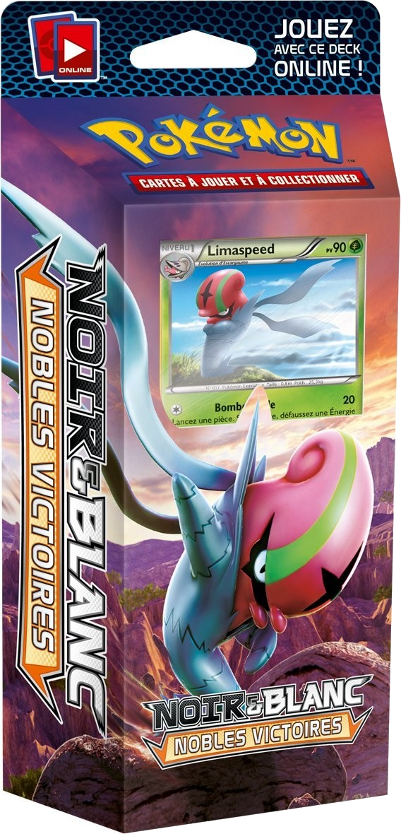 Pokémon: Noir & Blanc - Nobles Victoires - Limaspeed Cover Transparent