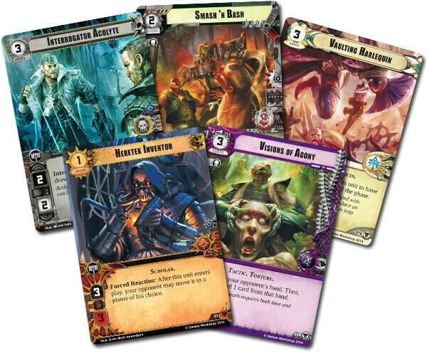 Warhammer 40,000: Conquest - Le Hurlement de Crinière Noire Cartes