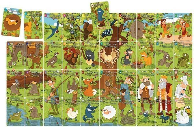 Misti'zzle: Des Fables de la Fontaine (Braille) Cartes