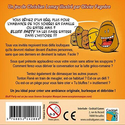 Bluff Party Orange Back