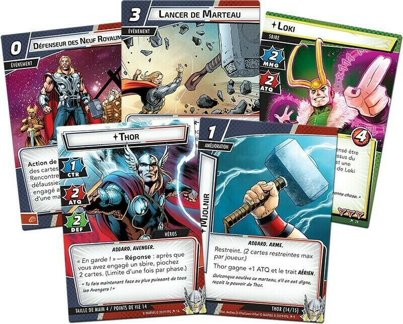 Marvel Champions: Le Jeu de Cartes - Thor Cartes