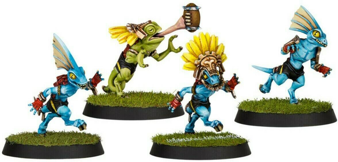 Blood Bowl: The Game of Fantasy Football - Gwaka'moli Crater Gators Figurines