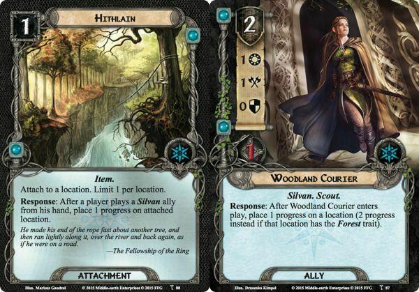 Le Seigneur des Anneaux: Le Jeu de Cartes - Les Ruines Immergées Cartes