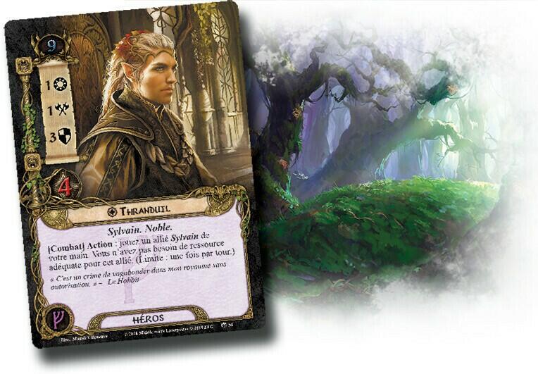 Le Seigneur des Anneaux: Le Jeu de Cartes - Des Flammes dans la Nuit Carte