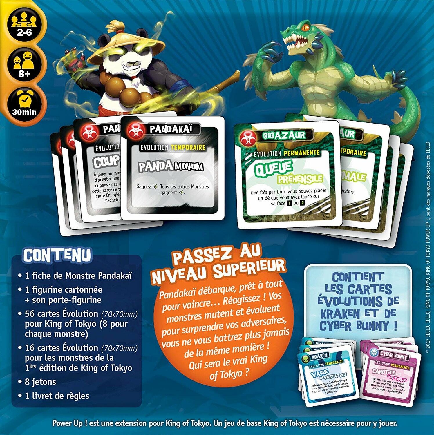 King of Tokyo : Power Up ! Back