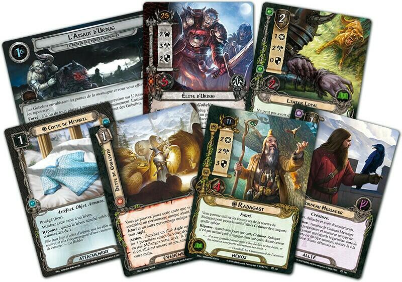 Le Seigneur des Anneaux: Le Jeu de Cartes - Le Destin des Terres Sauvages Cartes