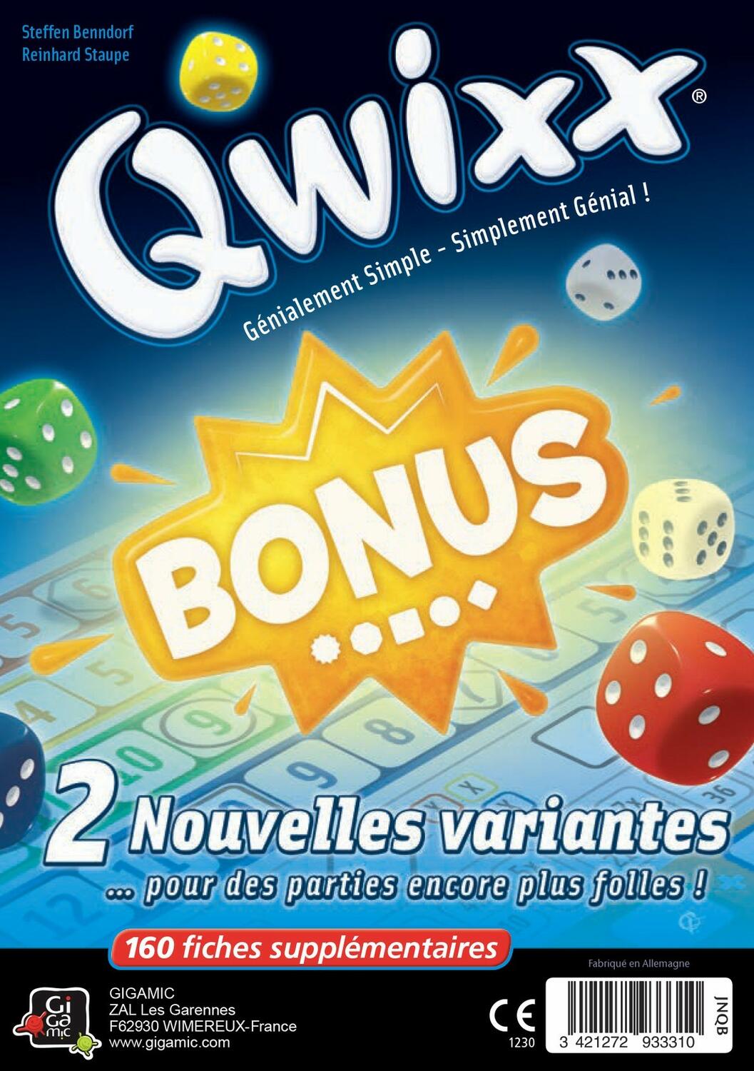 Qwixx: Bonus Cover
