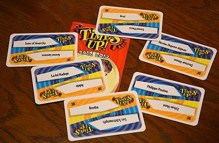 Time's Up ! La Recharche 2012/2013 Cartes