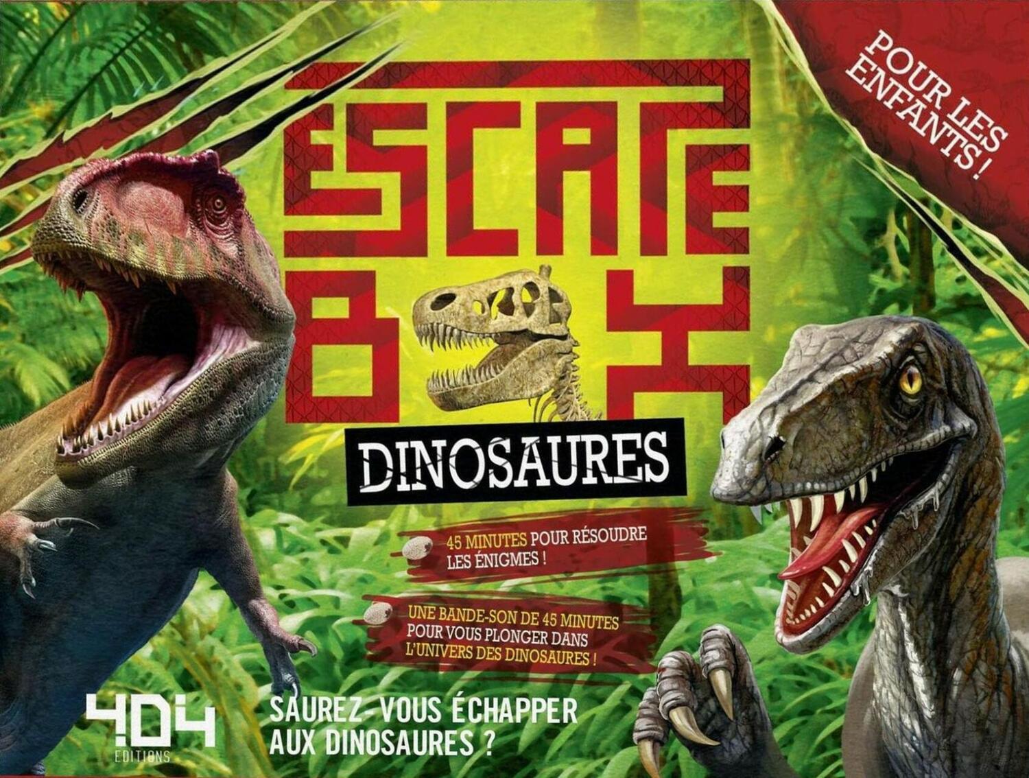 Escape Box: Dinosaures Cover