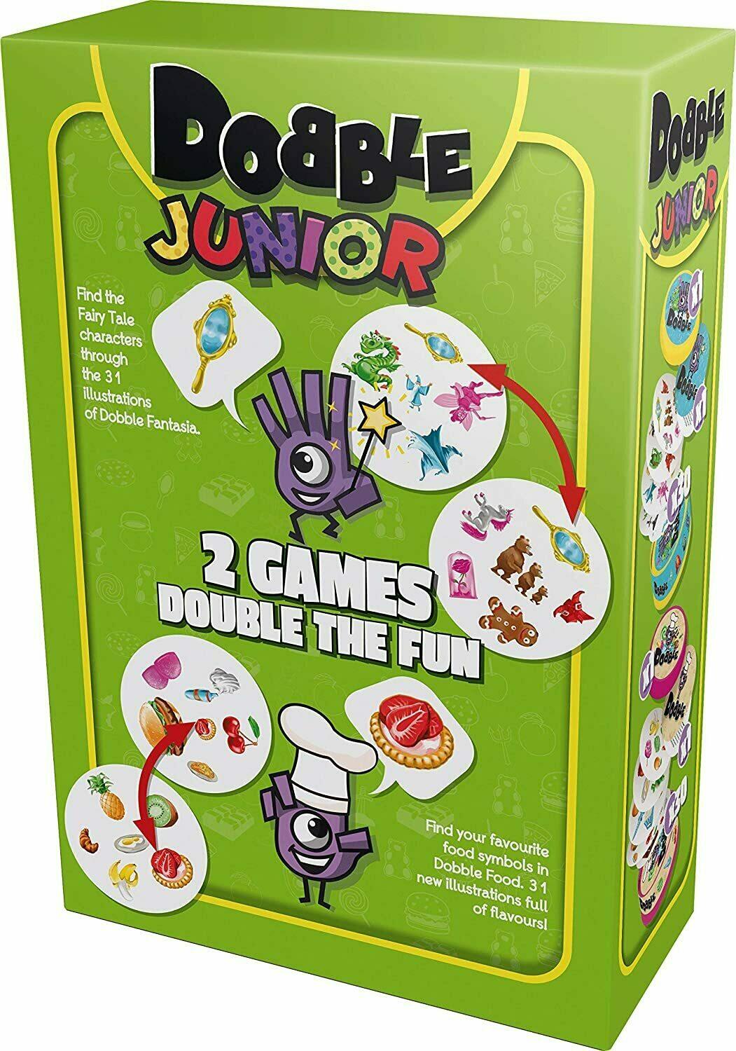 Dobble: Junior- Double the Fun Back 3d