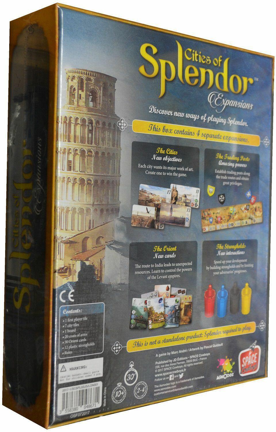 Splendor: Cities of Splendor Back 3d