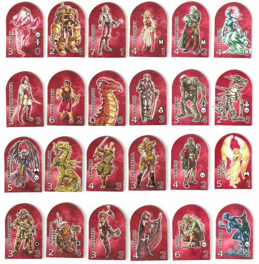 Dungeon Twister: 3/4 Joueurs Tuiles