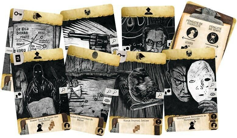 Arkham Noir: Affaire #1 - Les Meurtres du Culte des Sorcières Cartes