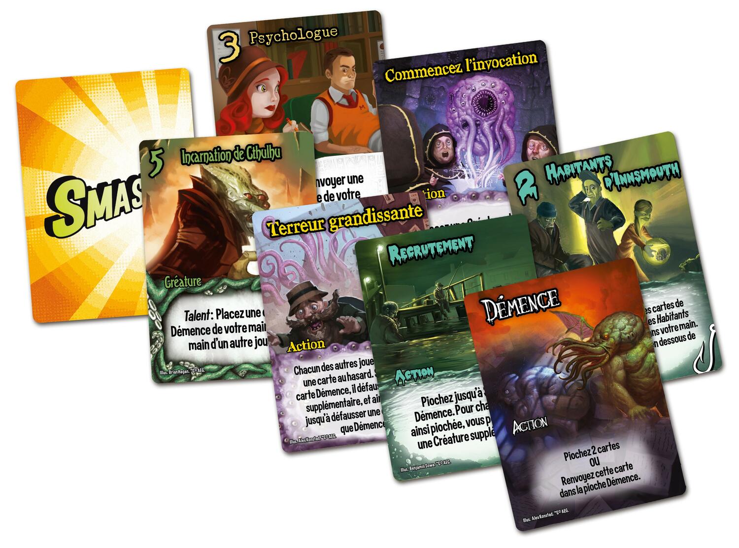 Smash Up: Cthulhu Fhtagn! Cartes