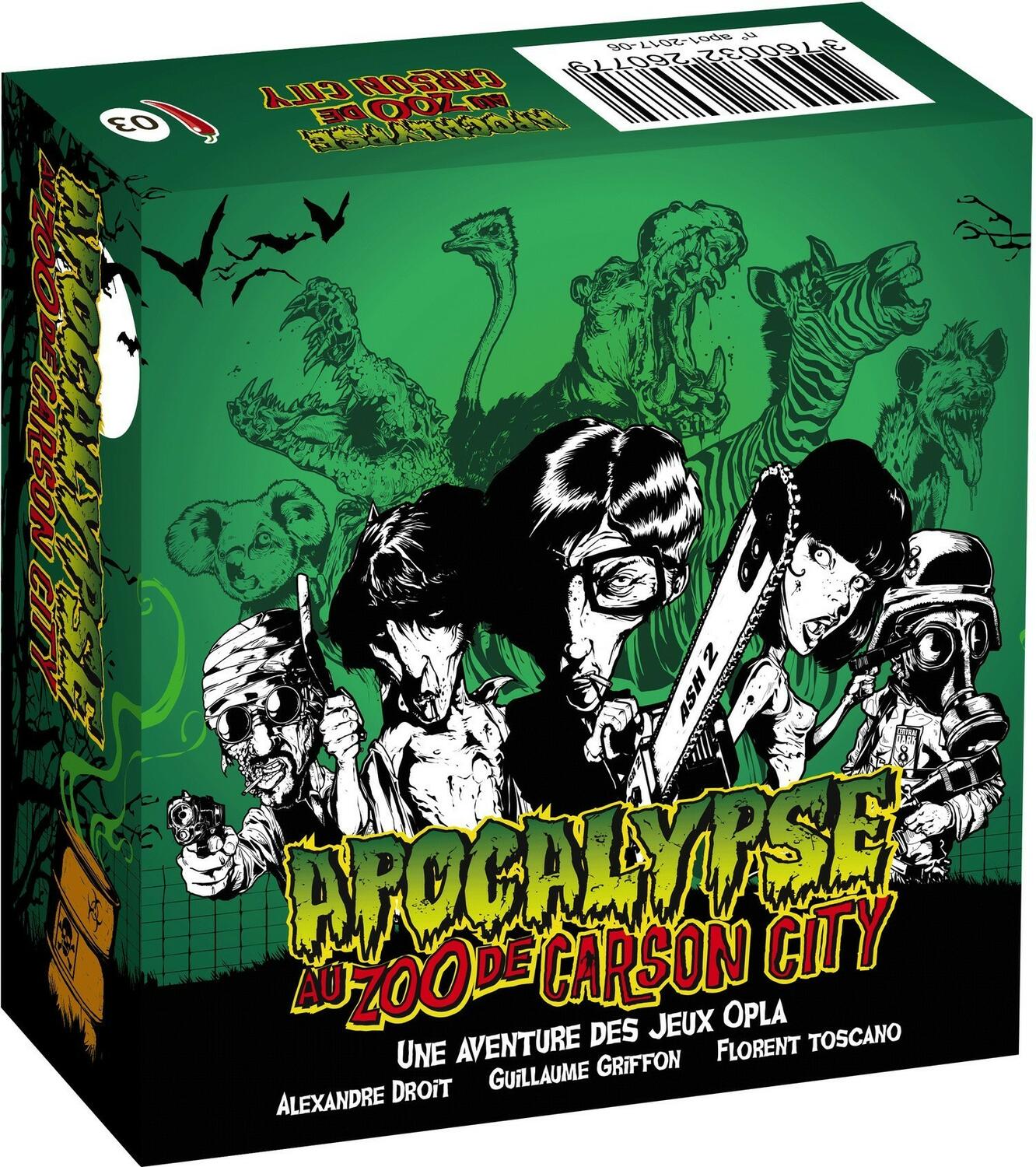 Apocalypse au Zoo de Carson City Cover 3d