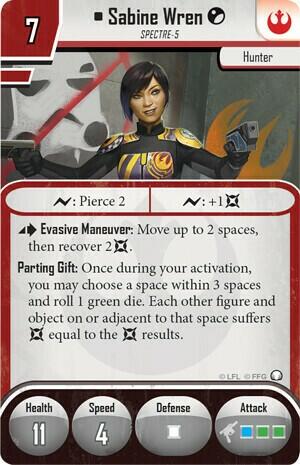 Star Wars: Assaut sur l'Empire - Sabine Wren et Zeb Orrellios Carte