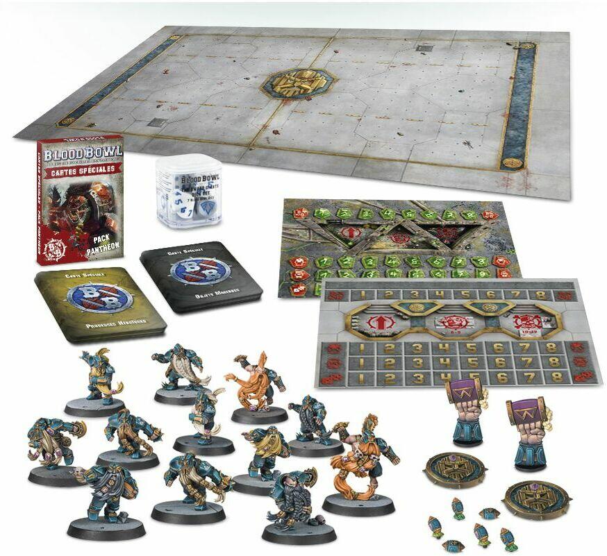 Blood Bowl: Le Jeu de Football Fantastique - Cartes Spéciales - Pack Panthéon Eclate
