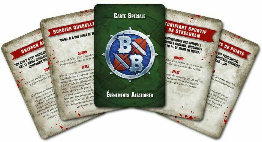 Blood Bowl: Le Jeu de Football Fantastique - Pack de Cartes d'Équipe - Équipe d'Humains Cartes