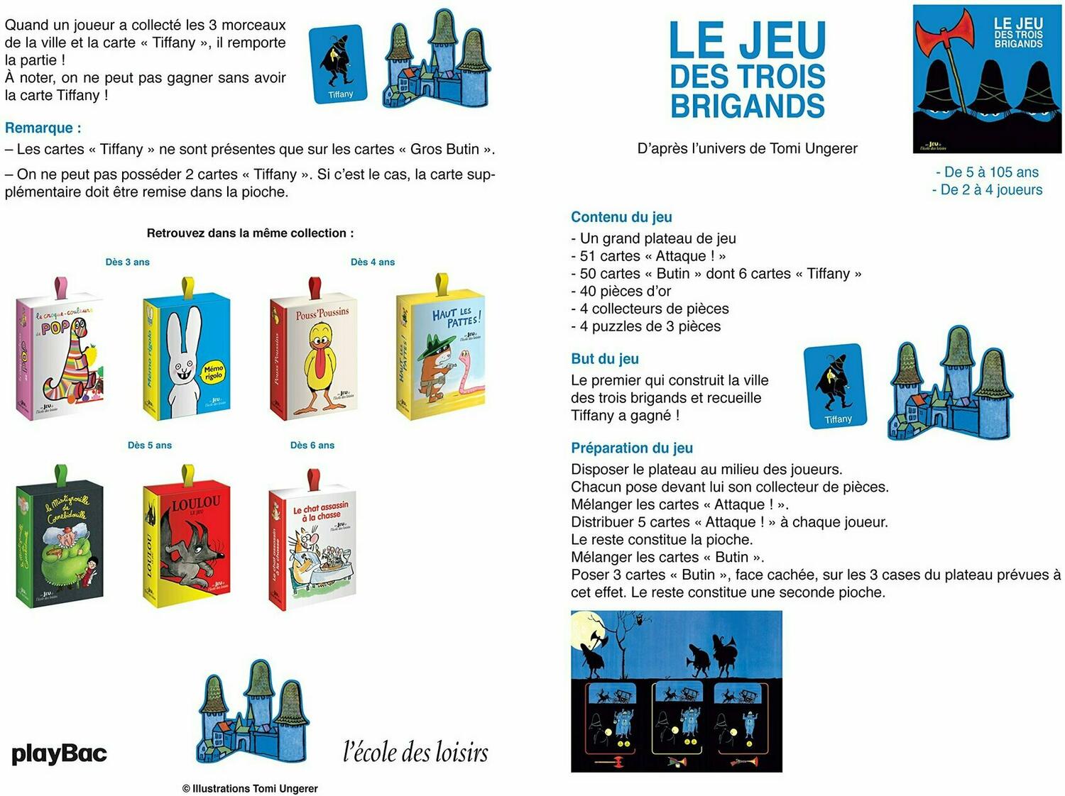 Le Jeu des Trois Brigands Règle