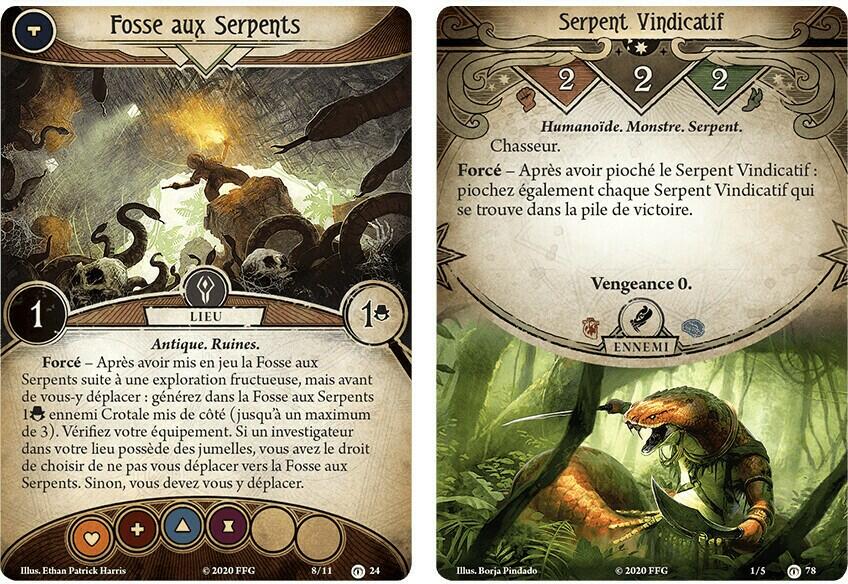 Horreur à Arkham: Le Jeu de Cartes - Renouveau - La Civilisation Oubliée Cartes