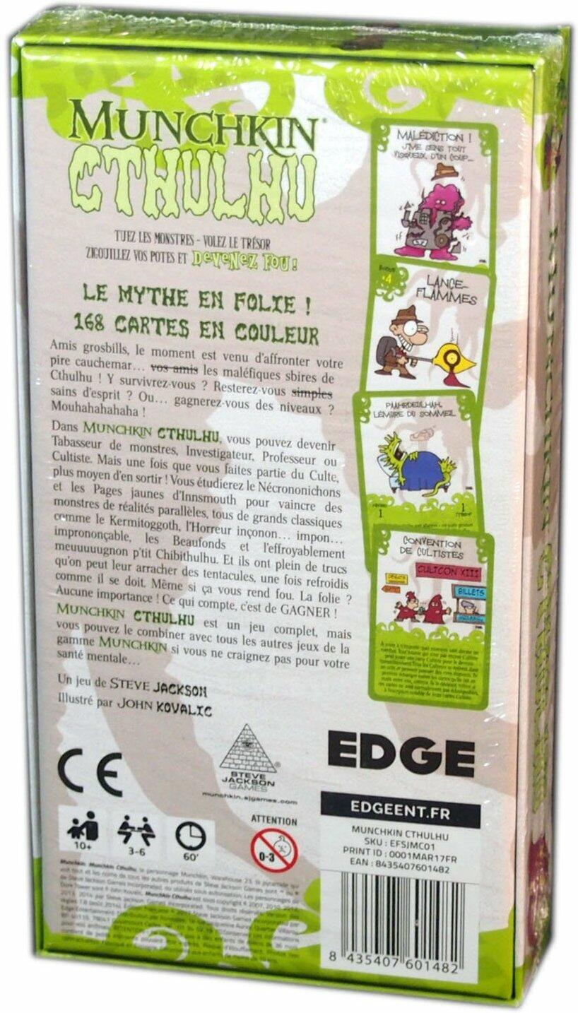 Munchkin: Cthulhu Back 3d