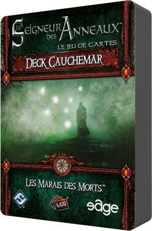 Le Seigneur des Anneaux: Le Jeu de Cartes - Deck Cauchemar - Les Marais des Morts Cover 3d