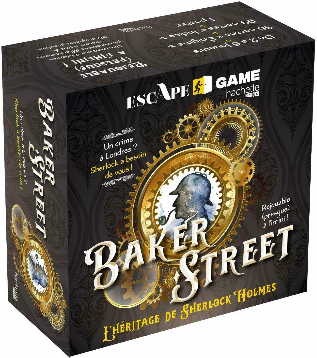 Escape Game: Baker Street - L'Héritage de Sherlock Holmes Cover 3d