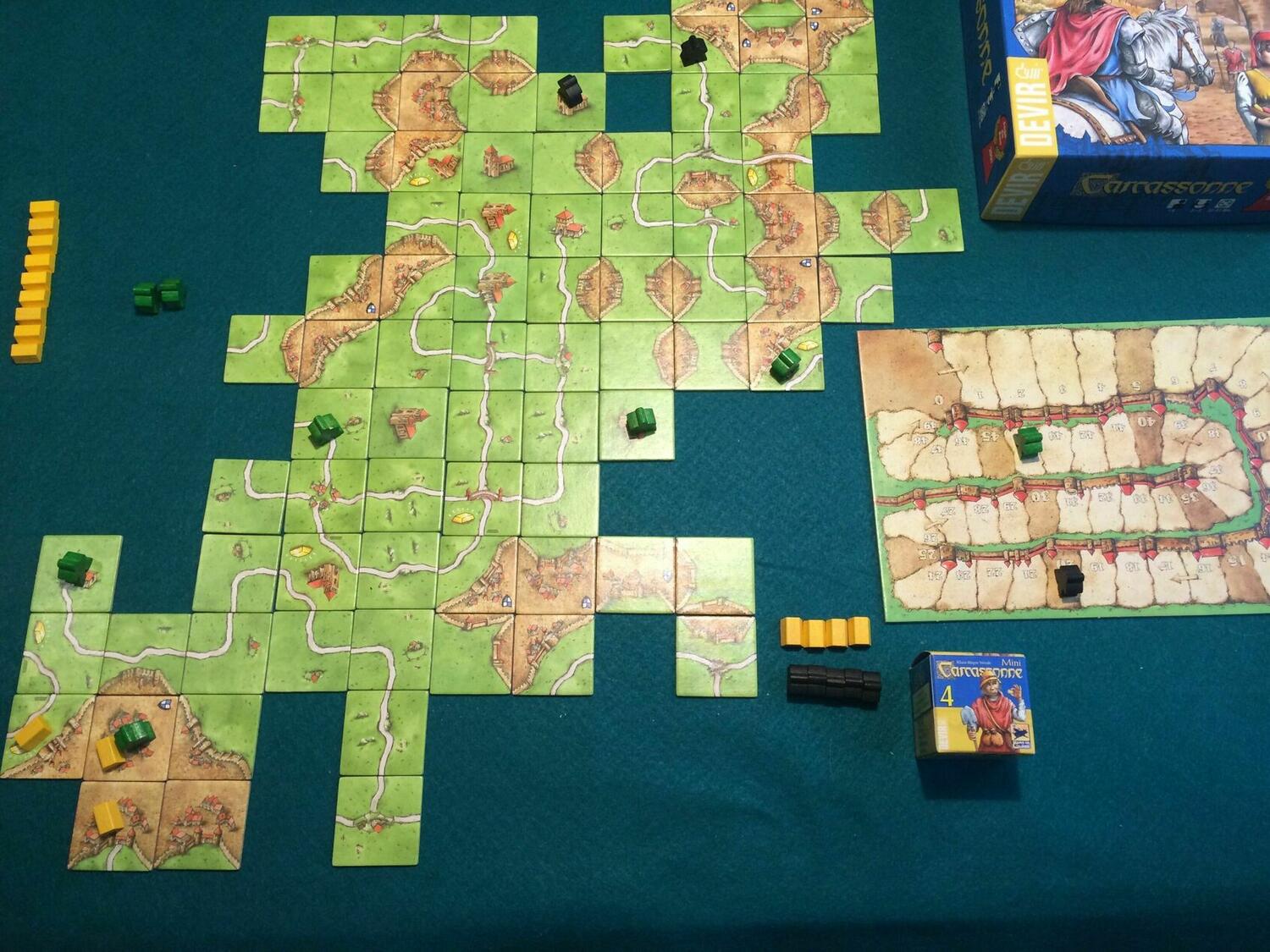 Carcassonne: Mini 4 - Les Mines d'Or Eclate