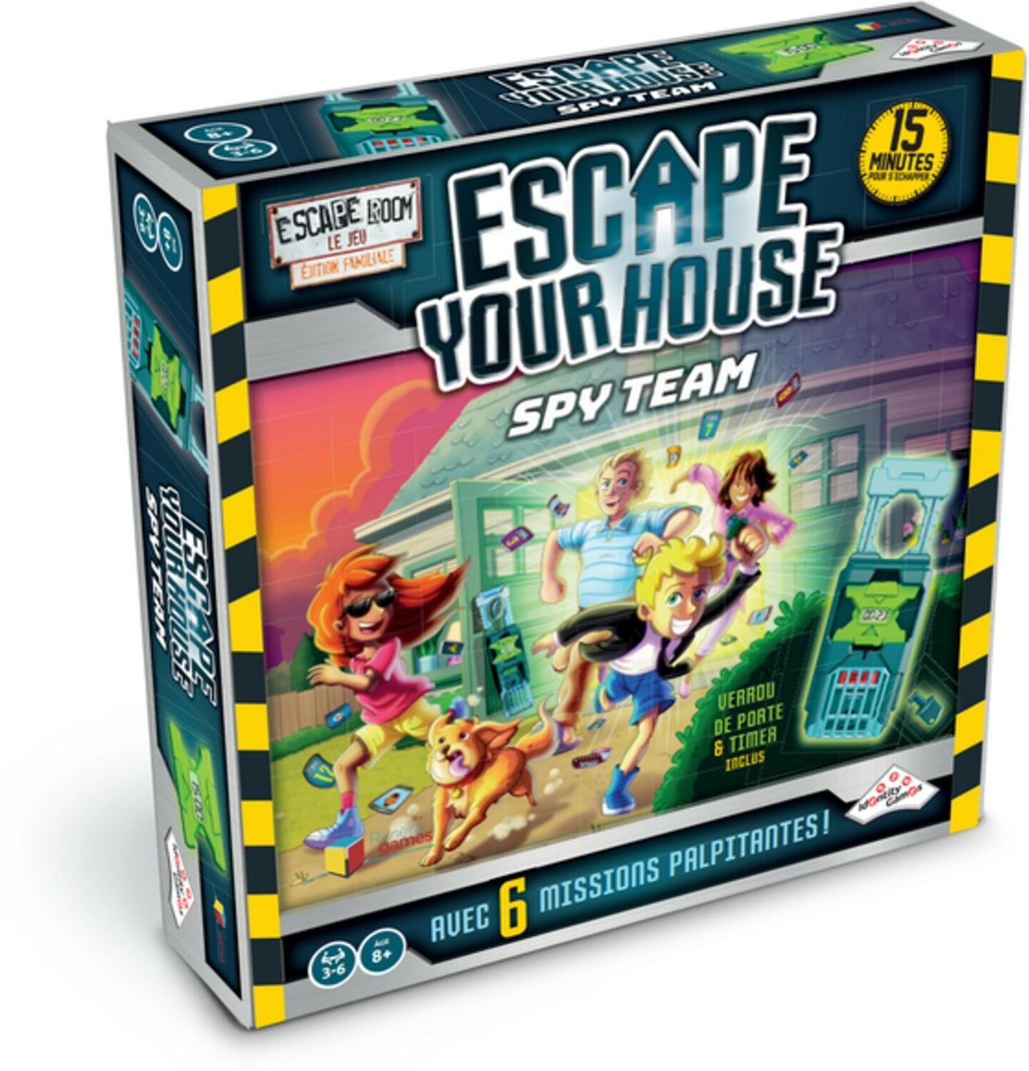 Escape Room: Le Jeu - Escape Your House - Édition Familiale Cover 3d