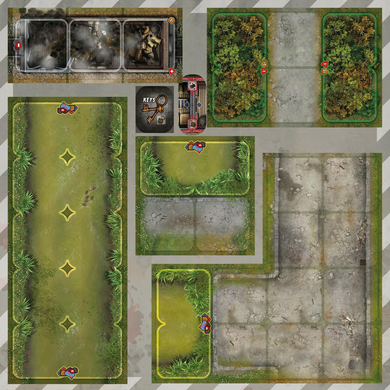 Heroes of Normandie: Battleground Set 3 - Terrain Pack Tuiles