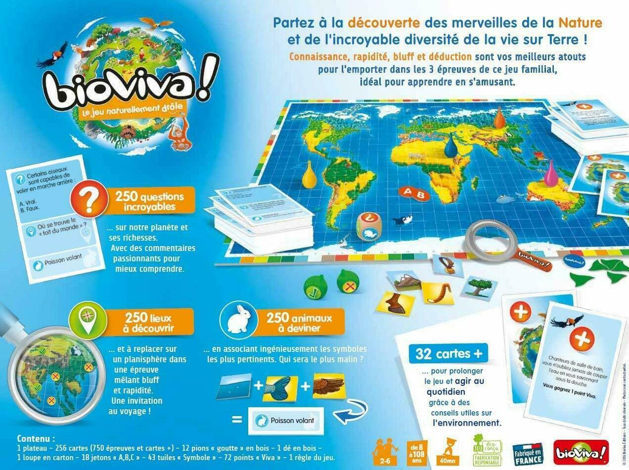 Bioviva ! Le Jeu Naturellement Drôle Back